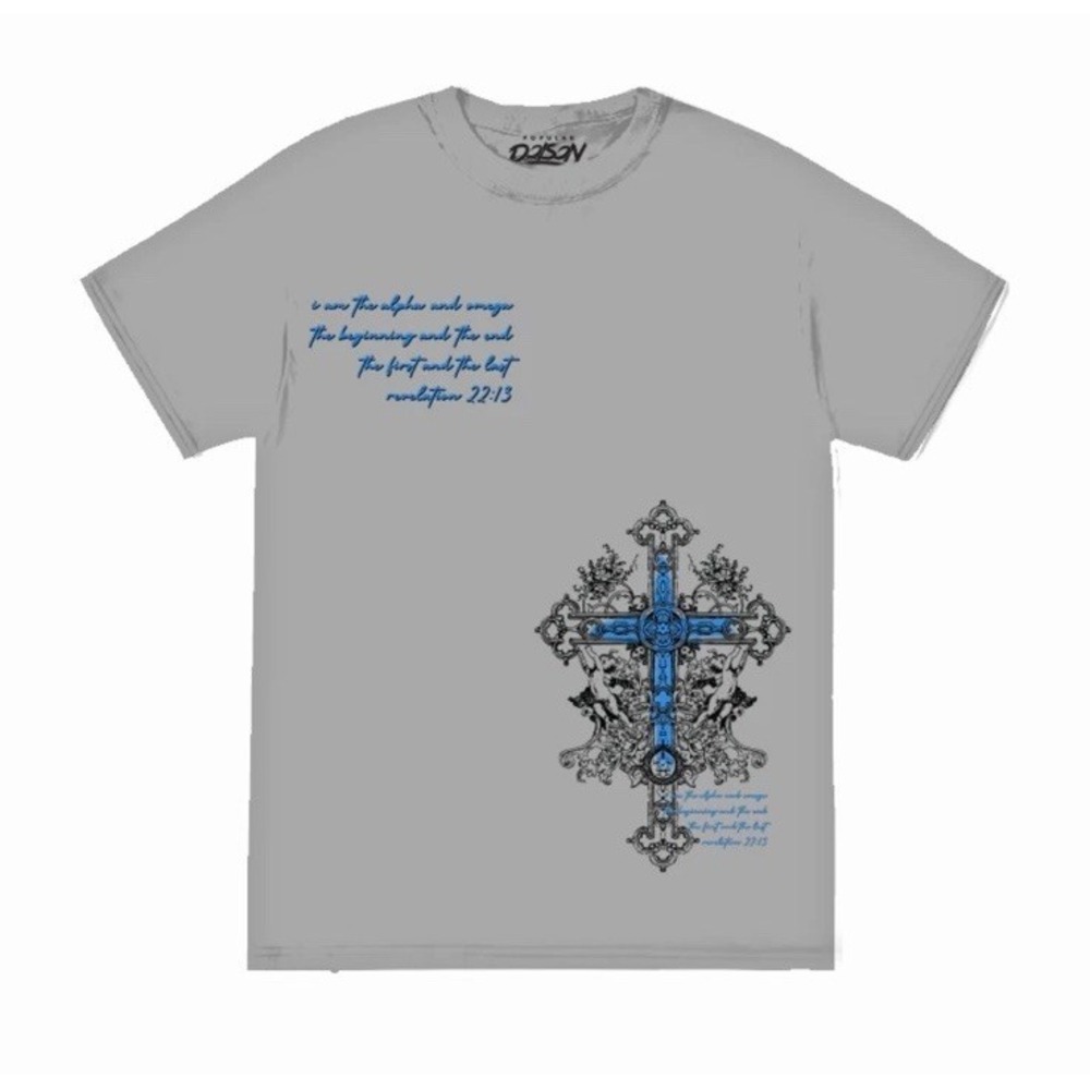 POPULAR POISON Angel Cross T-Shirt Faith Religious Jesus Christian ‎ 2XL - NWOT